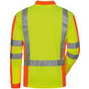 ELYSEE VEENDAM Warnschutz-Langarm-Polo-Shirt Gelb/Orange