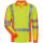 ELYSEE VEENDAM UV-Warnschutz-Langarm-Polo-Shirt Gelb/Orange