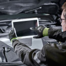 STRONGHAND TOUCH BATAN Touch-Sreen-Handschuhe Schwarz/Grün