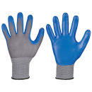 STRONGHAND DELTANA Touch-Sreen-Handschuhe Grau/Blau