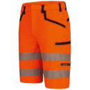 ELYSEE ROUEN Warnschutz-Stretch-Shorts Orange/Schwarz