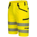 ELYSEE HAGENAU Warnschutz-Stretch-Shorts Gelb/Schwarz