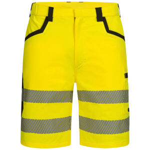ELYSEE HAGENAU Warnschutz-Stretch-Shorts Gelb/Schwarz 54