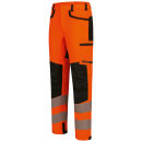 ELYSEE BURE Warnschutz-Stretch-Bundhose Orange/Schwarz 27
