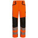 ELYSEE BURE Warnschutz-Stretch-Bundhose Orange/Schwarz 28