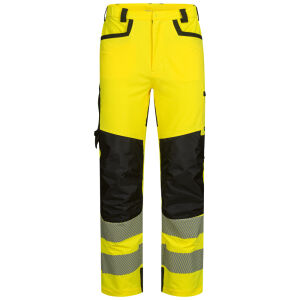 ELYSEE REIMS Warnschutz-Stretch-Bundhose Gelb/Schwarz 29