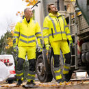 ELYSEE EBERLIN Warnschutz-Steppjacke Gelb/Grau