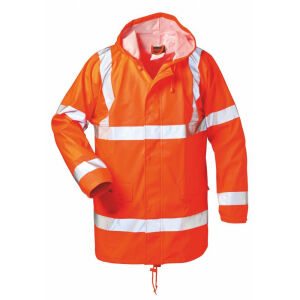 NORWAY FINN Warnschutz-PU-Regenjacke Orange 3XL