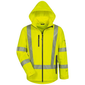 ELYSEE FARLAN Warnschutz-PU-Regenjacke Gelb