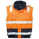 ELYSEE OLIVER Warnschutz-Pilotenjacke 4 in 1 Orange/Marine M