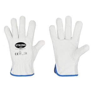 STRONGHAND SILVERSTONE Fahrer-Handschuhe Grau 10