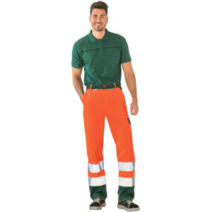 PLANAM Warnschutz-Bundhose Orange/Grün
