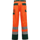 PLANAM Warnschutz-Bundhose Orange/Grün