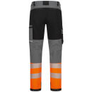 ELYSEE VIANDEN Warnschutz-Stretch-Bundhose Grau/Schwarz/Orange 54
