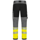 ELYSEE MERSCH Warnschutz-Stretch-Bundhose Grau/Schwarz/Gelb 52