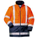 ELYSEE WALLACE Warnschutz-Parka 4 in 1 Orange/Marine