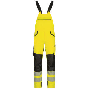ELYSEE WASSY Warnschutz-Stretch-Latzhose Gelb/Schwarz