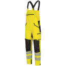 ELYSEE WASSY Warnschutz-Stretch-Latzhose Gelb/Schwarz