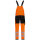 ELYSEE CHARMES Warnschutz-Stretch-Latzhose Orange/Schwarz