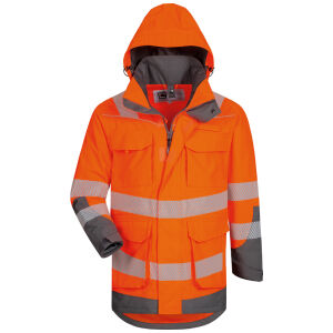 ELYSEE HERWIN Warnschutz-Parka Orange/Grau