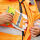 ELYSEE HERWIN Warnschutz-Parka Orange/Grau