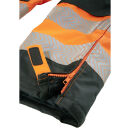 4PROTECT ATLANTA Warn-Winter-Wetterschutz-Latzhose Orange