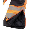 4PROTECT ATLANTA Warn-Winter-Wetterschutz-Latzhose Orange