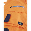 4PROTECT ATLANTA Warn-Winter-Wetterschutz-Latzhose Orange