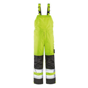 4PROTECT ATLANTA Warn-Winter-Wetterschutz-Latzhose Gelb