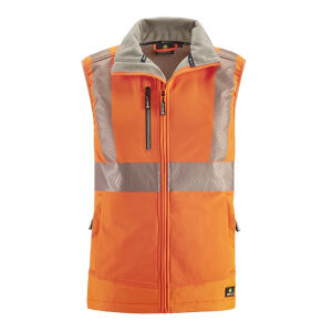 4PROTECT PARAMUS Warnschutz-Softshellweste Orange
