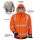 ELYSEE LUKAS Warnschutz-Softshelljacke Orange/Schwarz