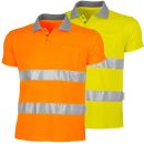 QUALITEX SIGNAL Warnschutz Polo-Shirt Orange/Gelb