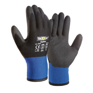 teXXor topline Winter-Handschuhe Blau/Schwarz