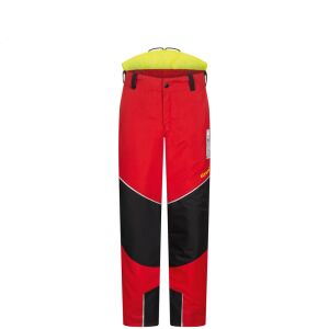 ELYSEE DOUGLASIE Schnittschutz-Bundhose Rot/Schwarz/Gelb