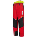 ELYSEE DOUGLASIE Schnittschutz-Bundhose Rot/Schwarz/Gelb 54