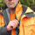 ELYSEE HADEMAR Warnschutz-Jacke 2 in 1 Orange/Grau