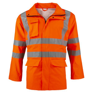 PREVENT Multinorm PU-Regenjacke Orange
