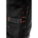 LeiKaTex BLACK LINE Latzhose Schwarz