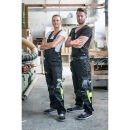 LeiKaTex BLACK LINE Latzhose Schwarz