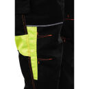 LeiKaTex BLACK LINE Latzhose Schwarz