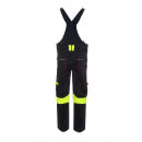 LeiKaTex BLACK LINE Latzhose Schwarz 56