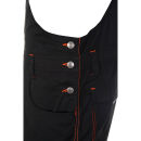 LeiKaTex BLACK LINE Latzhose Schwarz 56