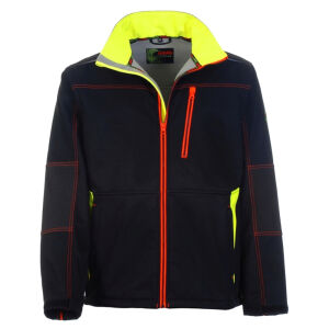 LeiKaTex BLACK LINE Softshelljacke Schwarz