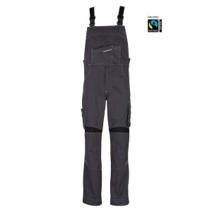 BEB Latzhose Flex Charcoal/Schwarz