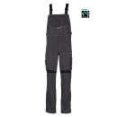 BEB Latzhose Flex Charcoal/Schwarz