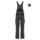 BEB Latzhose Flex Charcoal/Schwarz