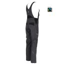 BEB Latzhose Flex Charcoal/Schwarz