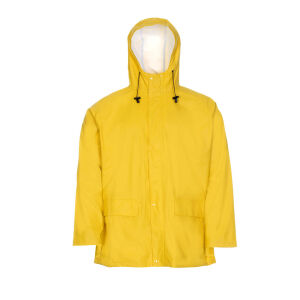LeiKaTex Regenjacke aus Stretch-PU Gelb