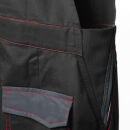 CRAFTLAND BEVEREN Twill Latzhose Schwarz/Grau