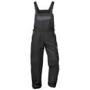CRAFTLAND BEVEREN Twill Latzhose Schwarz/Grau 60